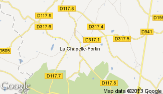 Plan de La Chapelle-Fortin