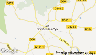 Plan de Les Corvées-les-Yys