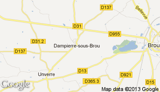 Plan de Dampierre-sous-Brou