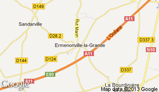 Plan de Ermenonville-la-Grande