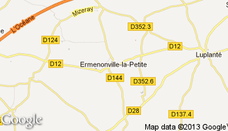 Plan de Ermenonville-la-Petite
