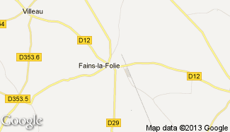 Plan de Fains-la-Folie