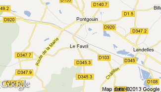 Plan de Le Favril