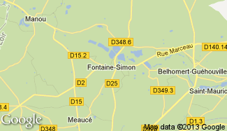 Plan de Fontaine-Simon