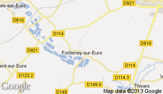 Plan de Fontenay-sur-Eure
