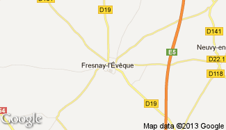 Plan de Fresnay-l'Évêque