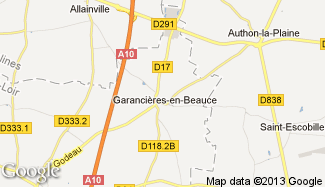 Plan de Garancières-en-Beauce