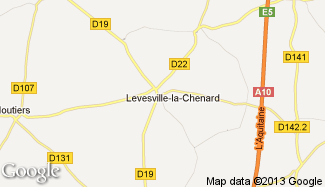 Plan de Levesville-la-Chenard