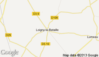Plan de Loigny-la-Bataille