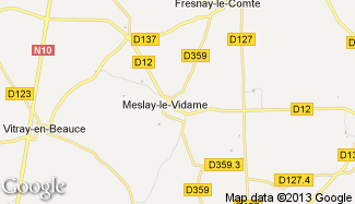 Plan de Meslay-le-Vidame