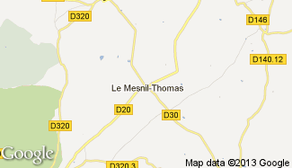 Plan de Le Mesnil-Thomas