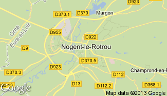 Plan de Nogent-le-Rotrou