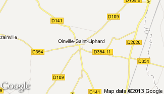 Plan de Oinville-Saint-Liphard