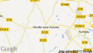 Plan de Oinville-sous-Auneau