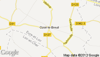 Plan de Ozoir-le-Breuil