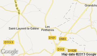 Plan de Les Pinthières