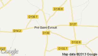 Plan de Pré-Saint-Évroult