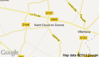 Plan de Saint-Cloud-en-Dunois