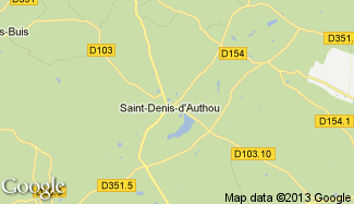 Plan de Saint-Denis-d'Authou