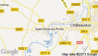 Plan de Saint-Denis-les-Ponts