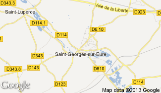 Plan de Saint-Georges-sur-Eure
