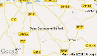 Plan de Saint-Germain-le-Gaillard