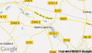 Plan de Saint-Luperce