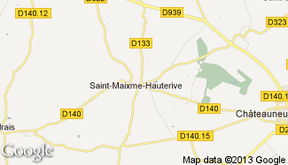 Plan de Saint-Maixme-Hauterive