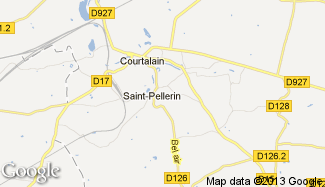 Plan de Saint-Pellerin
