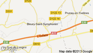 Plan de Saint-Symphorien-le-Château