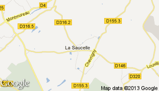 Plan de La Saucelle
