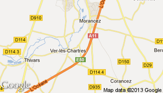 Plan de Ver-lès-Chartres