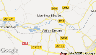 Plan de Vert-en-Drouais