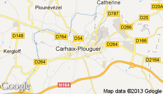 Plan de Carhaix-Plouguer