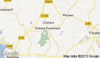 Plan de Clohars-Fouesnant