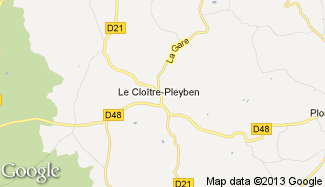 Plan de Le Cloître-Pleyben