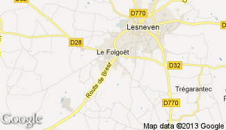 Plan de Le Folgoët