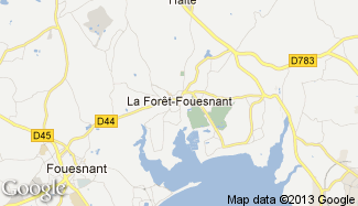 Plan de La Forêt-Fouesnant