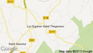 Plan de Loc-Eguiner-Saint-Thégonnec