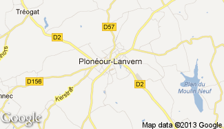 Plan de Plonéour-Lanvern