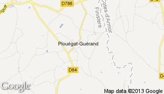 Plan de Plouégat-Guérand