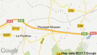 Plan de Plouégat-Moysan