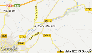 Plan de La Roche-Maurice