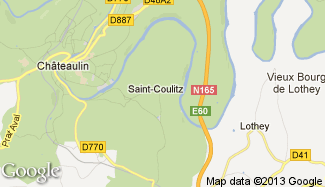 Plan de Saint-Coulitz