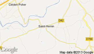 Plan de Saint-Hernin