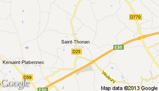 Plan de Saint-Thonan