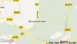 Plan de Brouzet-lès-Alès