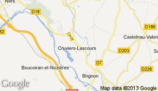 Plan de Cruviers-Lascours