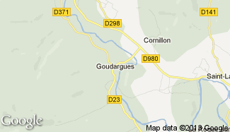 Plan de Goudargues