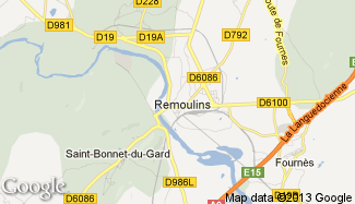 Plan de Remoulins